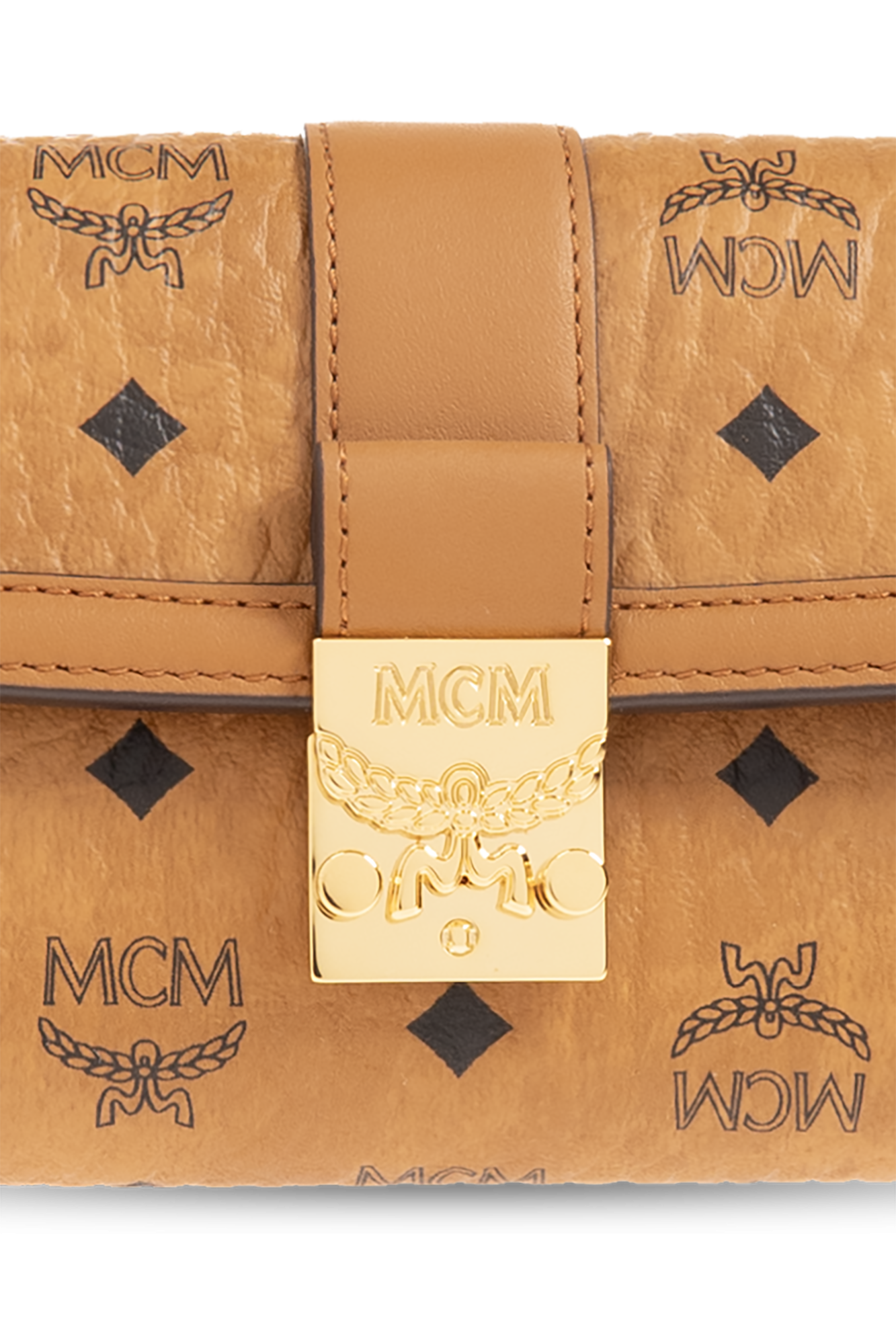 Mcm shop gold wallet